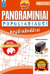 ID 9 oho maxi! Panoraminiai kryžiažodžiai Populiariausi ID 9 oho maxi! Panoraminiai kryžiažodžiai Populiariausi
